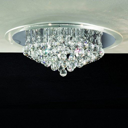 Ceiling Lamp Chrome GLORIA ORION DLU-2378-6-50-CHROM