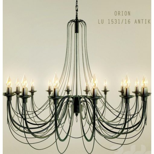 Chandelier Green VELA ORION LU1531-16