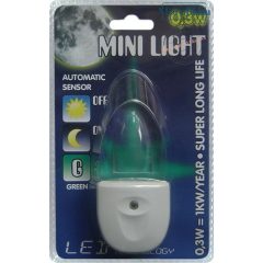 Night Light Green MINI LIGHT PRESENT 1612