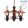 Chandelier Black/Copper NOSTALGIA GIFT 25082