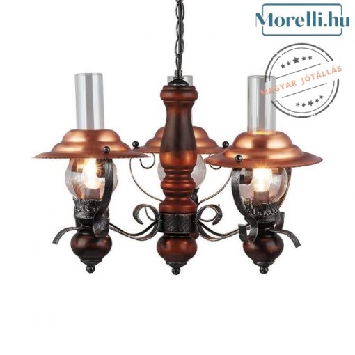 Chandelier Black/Copper NOSTALGIA GIFT 25082