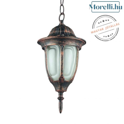 Outdoor Pendant Black/gold PORTO PRESENT 39014