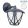 Outdoor Wall Lamp Matt Black SPLIT PRESENT 39027