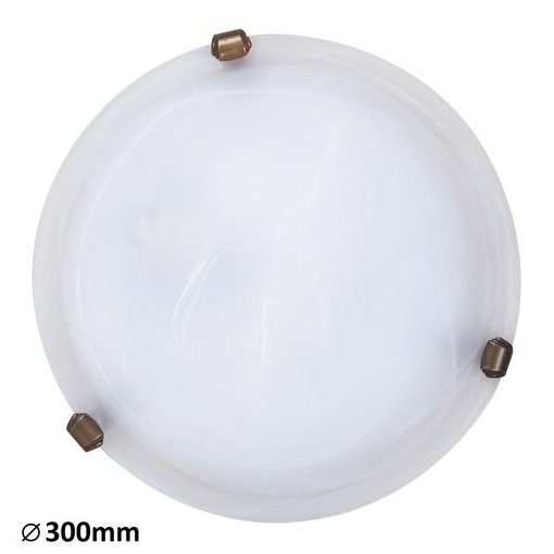 Ceiling Lamp White Alabaster Glass ALABASTRO RABALUX-3203