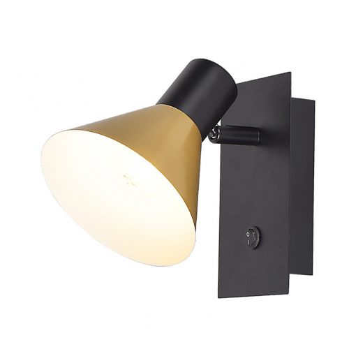 Spot wall lamp Black LIONEL RABALUX-3517