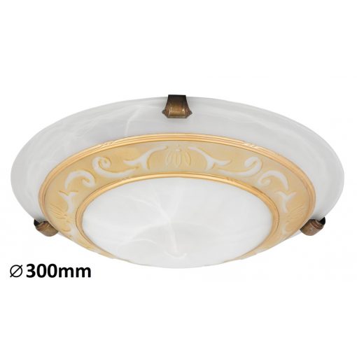 Ceiling lamp White Alabaster Glass LARETTA RABALUX-3713