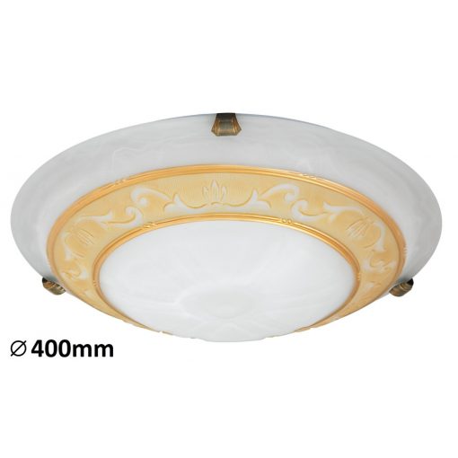 Ceiling lamp White Alabaster Glass LARETTA RABALUX-3714