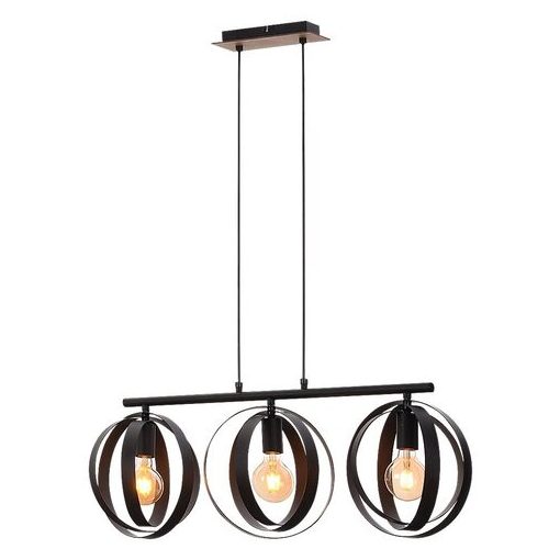 Suspension Lamp Black CORTADO RABALUX-5361