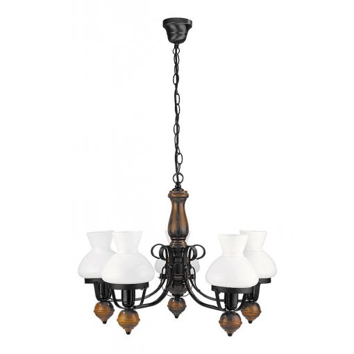 Chandelier Matt Black PETRONEL RABALUX-7079