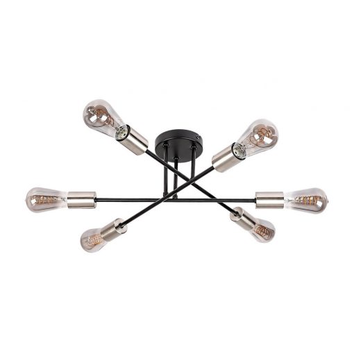 Ceiling Lamp Matt Black BRANWEN RÁBALUX 71026