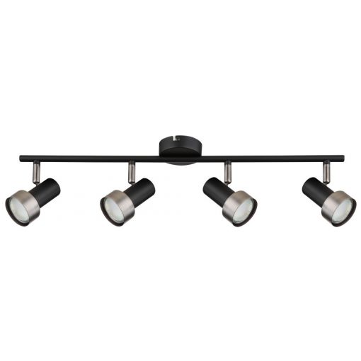 Ceiling Lamp Matt Black KONRAD RÁBALUX 73014