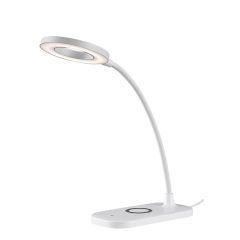 desk Lamp White HARDIN RÁBALUX 74014