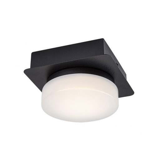 Bathroom Ceiling Lamp Matt Black ATTICHUS RÁBALUX 75001