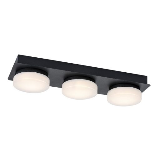 Bathroom Ceiling Lamp Matt Black ATTICHUS RÁBALUX 75003