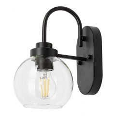 Bathroom Wall Lamp Matt Black TIRINA RÁBALUX 75005