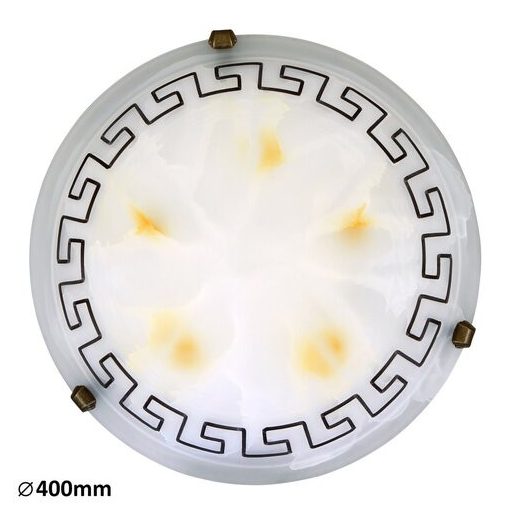 Ceiling Lamp White Alabaster Glass ETRUSCO RABALUX-7649