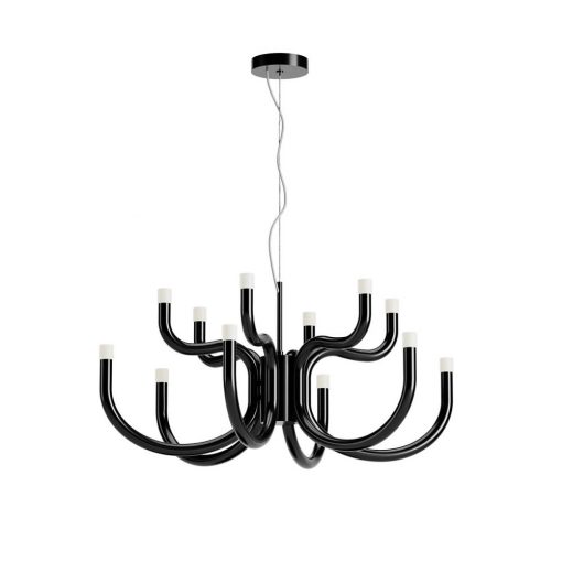 Chandelier Glossy Black LUXOR REDO 01-3230