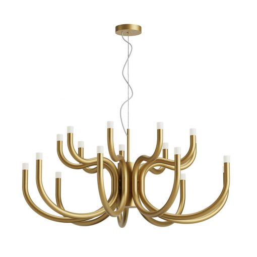 Chandelier Matt Gold LUXOR REDO 01-3232