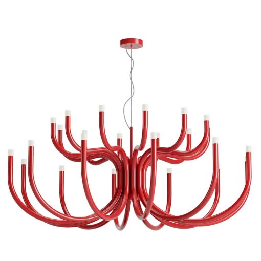 Chandelier Bright Red LUXOR REDO 01-3237