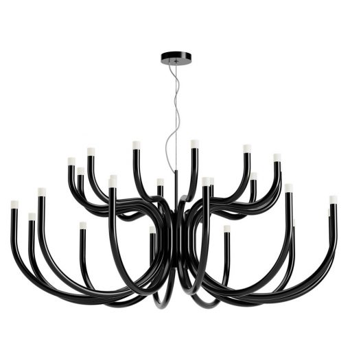 Chandelier Glossy Black LUXOR REDO 01-3238