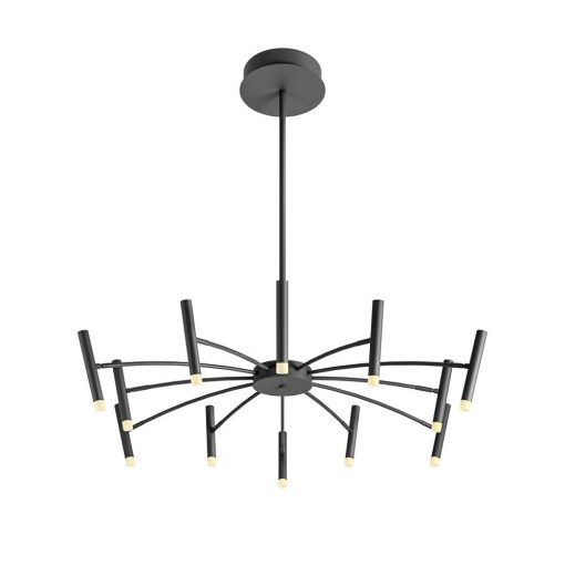 Ceiling Lamp Black RAYEN REDO 01-3449