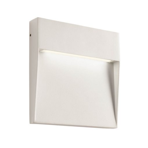 Outdoor Wall Lamp Matt White LANDER REDO 90478