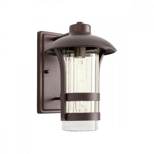 Outdoor Wall Lamp Brown NORGE REDO 9574