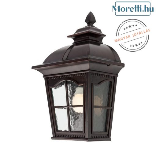 Outdoor Wall Lamp Brown YORK REDO 9651