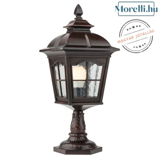 Outdoor Floor Lamp Brown YORK REDO 9652