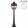 Outdoor Floor Lamp Brown YORK REDO 9653