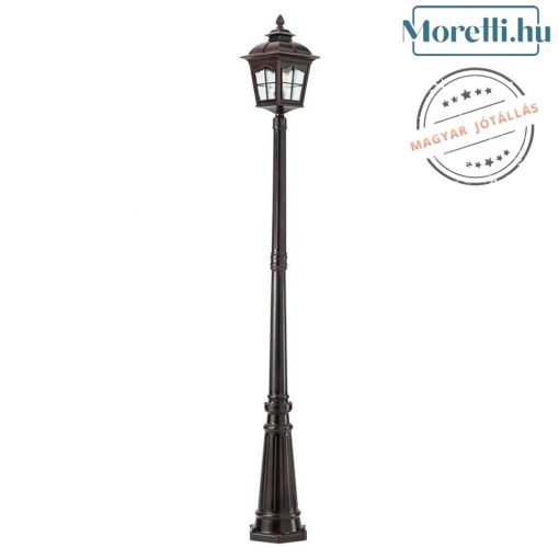 Outdoor Floor Lamp Brown YORK REDO 9654