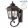 Outdoor Wall Lamp Brown YORK REDO 9665