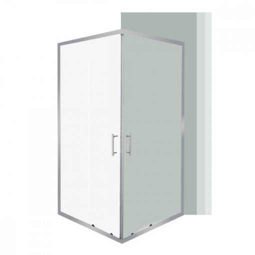 Spirit Clear 80x80 cm square shower cubicle, without shower tray