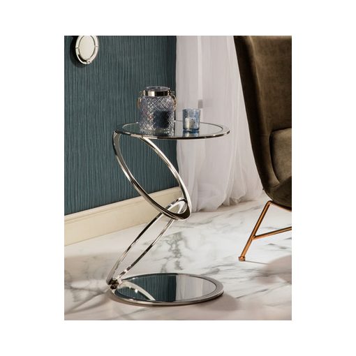 SCHULLER-287753 AROS CHROME SMOKING TABLE