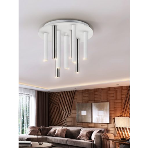 Ceiling Lamp White VARAS SCHULLER 374026