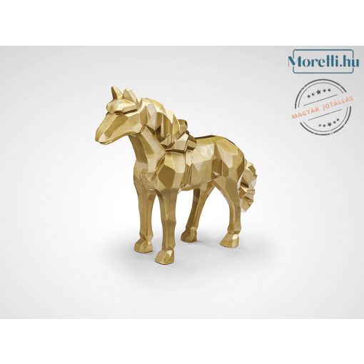 SCHULLER-679466 FUTURE HORSE STATUE IN GOLD