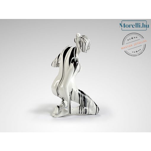 SCHULLER-698139 LADY BLACK-WHITE STATUE