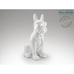 SCHULLER-722599 BULLDOG FRANCES SILVER STATUE