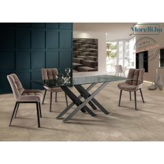 SCHULLER-758022 TAIMA BLACK-GRAY DINING TABLE