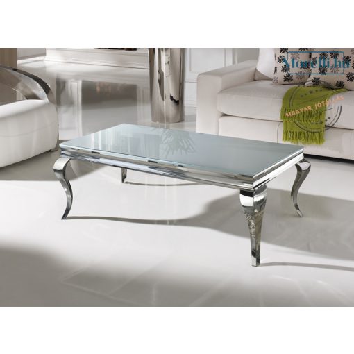 SCHULLER-792425-2073 BAROQUE CHROME SMOKING TABLE