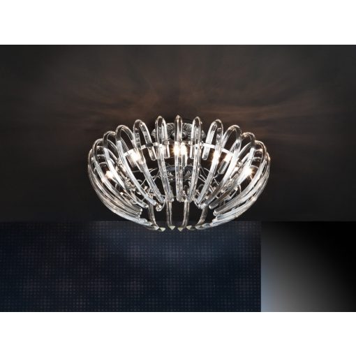 Ceiling Lamp Chrome ARIADNA SCHULLER 876352