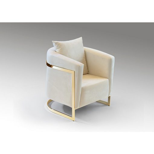 SCHULLER-9011014 BERLIN WHITE ARMCHAIR