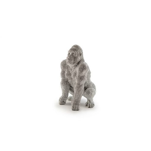 SCHULLER-957014 GORILLA SILVER STATUE