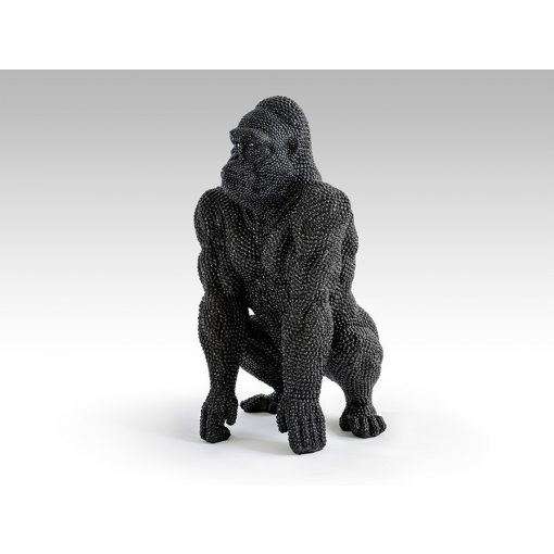 SCHULLER-957137 GORILLA BLACK STATUE