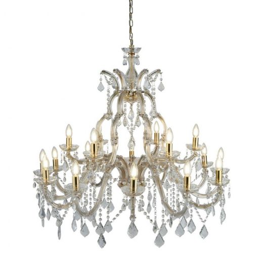 Chandelier Gold MARIA THERESE SEARCHLIGHT 1214-18