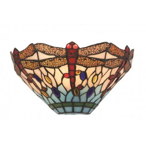 Tiffany Wall Lamp Multicolor DRAGONFLY SEARCHLIGHT 1283-17