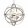 Pendant Silver ORBIT SEARCHLIGHT 2474-4SS