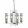 Chandelier Chrome MILO SEARCHLIGHT 3094-4CC