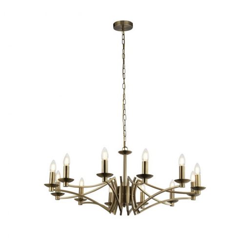 Chandelier Bronze ASCOT SEARCHLIGHT 41312-12AB