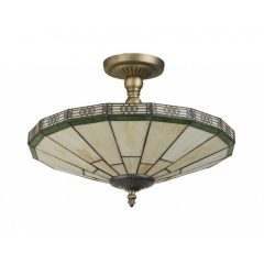 Tiffany Ceiling Lamp Multicolor NEW YORK SEARCHLIGHT 4417-17